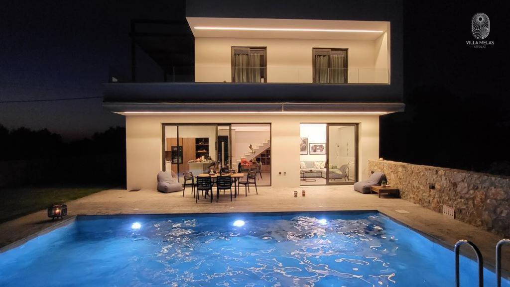 Villa Melas Chania  Bagian luar foto