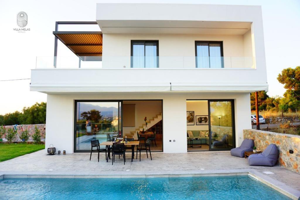 Villa Melas Chania  Bagian luar foto
